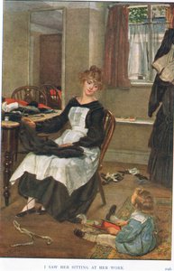 Ich sah sie bei ihrer Arbeit sitzen von Gertrude E. Demain Hammond