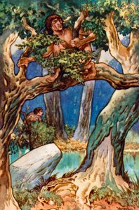 Vor langer, langer Zeit: Mensch im Wald und Sumpf