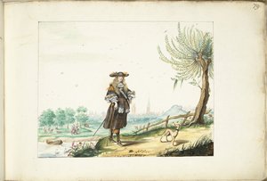 Moses ter Borch auf dem Land außerhalb von Zwolle