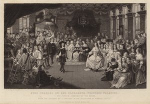 König Karl II. und Elisabeth, Prinzessin Palatina von Gheerart Janssen