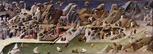La thebaide des hermits Beschreibung des Lebens der Einsiedler in der Wüste von Gherardo Starnina