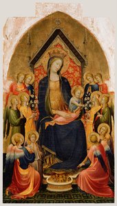 Madonna mit Kind und musizierenden Engeln, ca. 1410