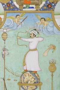 Detail aus Allegorisches Porträt von Jahangir