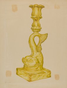 Delfin-Kerzenhalter