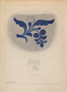 Krug, ca. 1937 von Giacinto Capelli