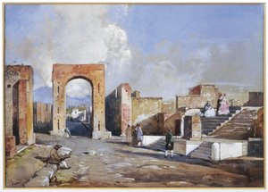 Ausgrabungen von Pompeji von Giacinto Gigante