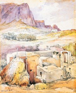 Bauernhaus am Fuße des Monte Solaro von Giacinto Gigante