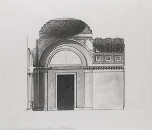 Kabinettdesign für den Herzog von Serracapriola in Petersburg