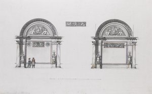 Entwurf für den Sheremetev-Palast, Ostankino, ca. 1796