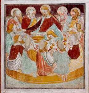Das letzte Abendmahl (Detail aus dem Leben Jesu)
