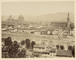 Florenz. Panorama von Giacomo Brogi