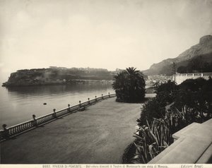 Aussichtspunkt vor dem Montecarlo Casino mit Blick auf Monaco