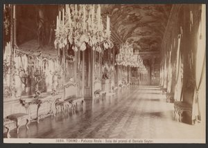 Turin - Königspalast - Speisesaal von Daniele Seiter von Giacomo Brogi