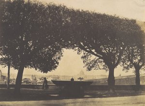 Blick von der französischen Akademie in der Villa Medici, ca. 1852