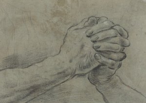 Verschränkte Hände (verso)