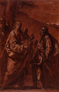 Das Wunder der Brotvermehrung, ca. 1611-14 von Giacomo Cavedoni