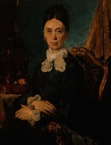 Porträt eines Verwandten des Künstlers von Giacomo Favretto
