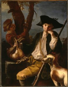 Rastender Jäger von Giacomo Francesco Cipper