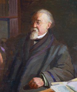 Porträt von Cesare Lombroso (1835-1909), italienischer Anthropologe und Kriminologe, von Giacomo Grosso (1860-1938)