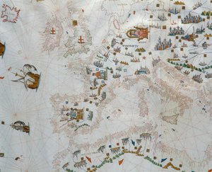 Eine nautische Karte, 1564