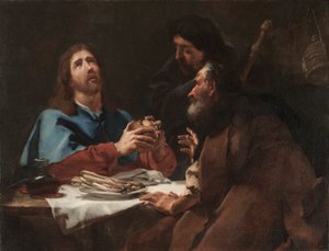 Das Abendmahl in Emmaus, um 1720 von Giambattista Piazzetta