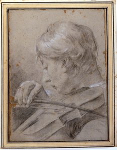Der Geiger. G. P. Piazzetta (1683 - 1754). Mailand, Brera.