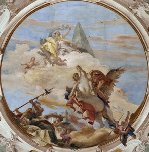 Bellerophon auf Pegasus