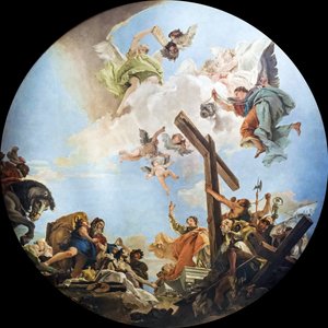 Die Entdeckung des Wahren Kreuzes, ca. 1745 von Giambattista Tiepolo