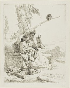 Die Familie des orientalischen Bauern, aus Scherzi