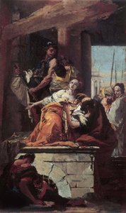 Das Martyrium der Heiligen Agatha, ca. 1734