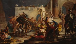 Die Entführung der Sabinerinnen, 1718-1719