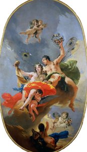 Der Triumph von Zephyr und Flora
