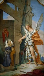 Die Erscheinung des Engels vor Sarah von Giambattista Tiepolo