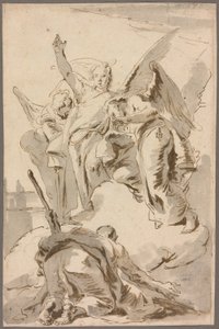 Drei Engel erscheinen Abraham