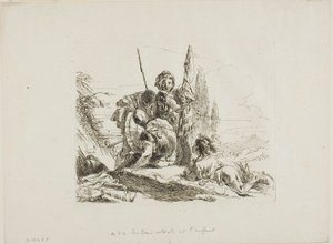 Drei Soldaten und ein Junge, aus Capricci