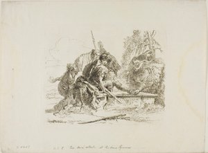 Zwei Soldaten und zwei Frauen, aus Capricci