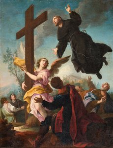 Der heilige Joseph von Cupertino in Ekstase