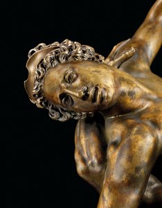 Eine Bronzeskulptur der Entführung einer Sabinerin, Florenz, ca. 1587-98 von Giambologna