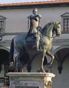 Reiterstatue von Großherzog Ferdinand I. (Detail)
