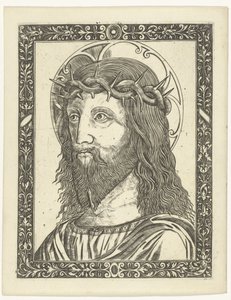 Kopf Christi mit Dornenkrone in Umrahmung von Giampietrino Birago (attributed to)