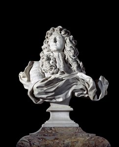 Büste von Ludwig XIV., König von Frankreich. Skulptur von Gian Lorenzo