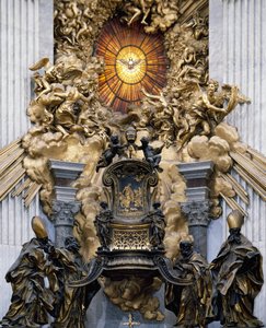 Stuhl des Heiligen Petrus von Gian Lorenzo Bernini