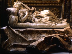 Italien, Rom, Kirche San Francesco Ripa, Selige Ludovica Albertoni von Gian Lorenzo Bernini