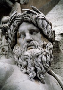 Personifikation des Flusses Ganges, Brunnen der vier Flüsse von Gian Lorenzo Bernini
