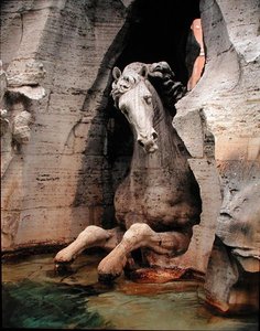 Der Vierströmebrunnen (Detail) von Gian Lorenzo Bernini