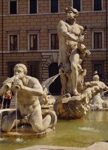 Der Moro-Brunnen (Detail)