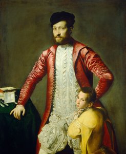 Alessandro Alberti mit einem Pagen von Gian Paolo Pace