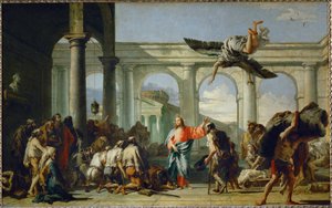 Jesus heilt den Gelähmten in Bethesda