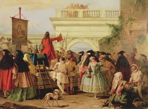 Der Scharlatan von Giovanni Domenico Tiepolo