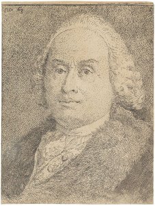 Porträt von Giovanni Battista Tiepolo von Giandomenico Tiepolo